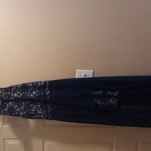 PROM TIME: Morgan and Co. Dress with sparkles (navy)